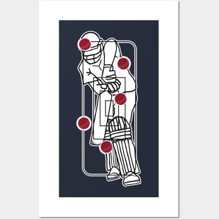 Cricket Bowler Target Practice 2 Cricket Fan Posters and Art